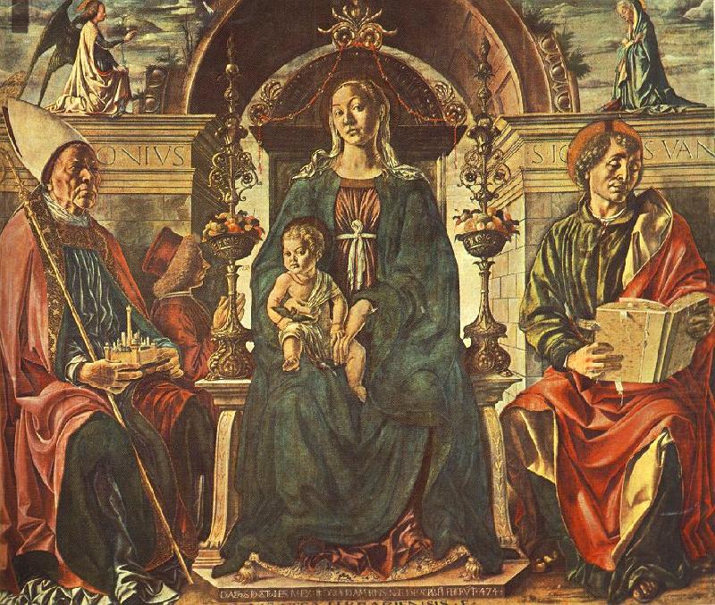 Madonna with the Child and Saints dfg, COSSA, Francesco del